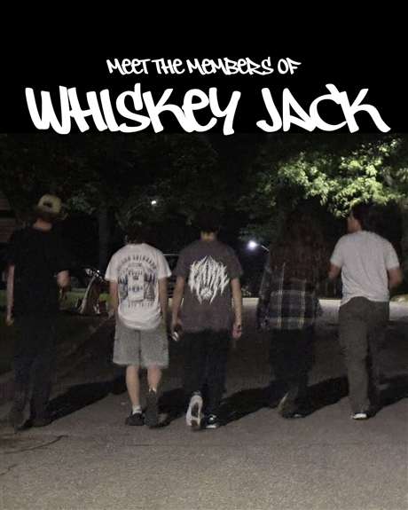 The band walking at night