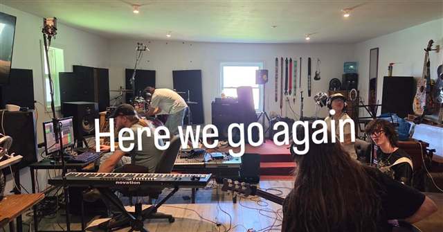 In the studio